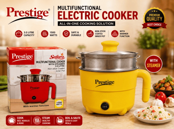 3L Prestige Cooker Pot – Multifunctional & Energy